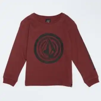 Zando Volcom boys stonezeye ls tee cedarwood offer