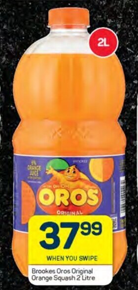 Pick n Pay Brookes Oros Original Orange Squash 2 Litre offer