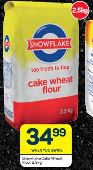 Pick n Pay Snowflake Cake Wheat Flour 2.5kg offer