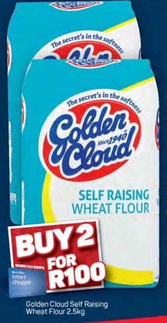 Pick n Pay Golden Cloud Self Raising Wheat Flour 2.5kg offer