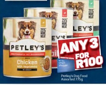 Pick n Pay Petley's Dog Food Assorted 775g offer