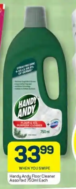 Pick n Pay Handy Andy Floor Cleaner Assorted 750ml Each offer