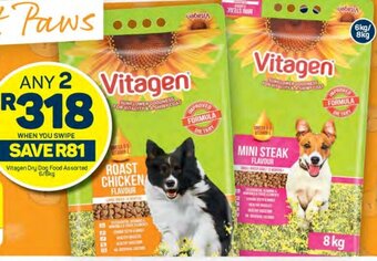 Vitagen Dry Dog Food Assorted 6/8kg