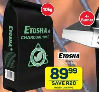 Pick n Pay ETOSHA Charcoal 10kg offer