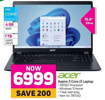 Game Acer Aspire 3 Core i3 Laptop offer