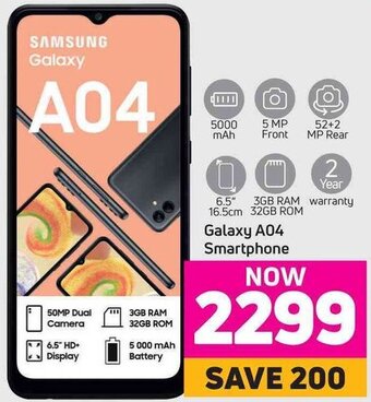 Game Galaxy A04 Smartphone offer