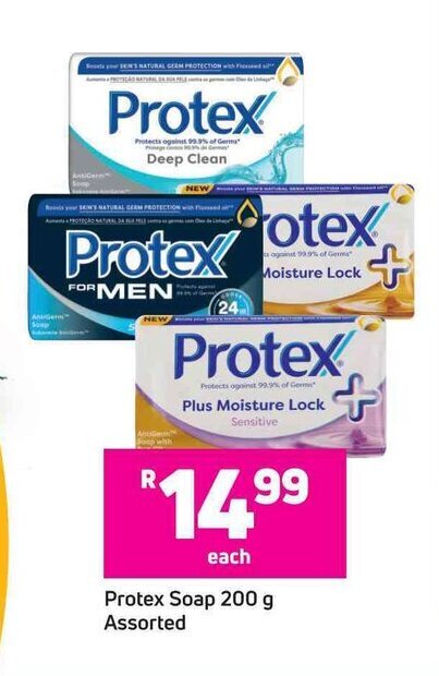Protex Soap 200 g Assorted offer at Game