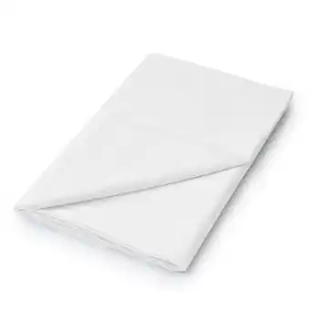 Whitehouse 200 thread count 100% cotton white flat sheet offer