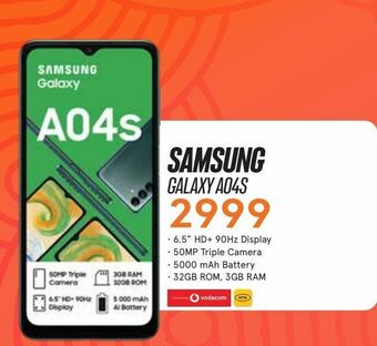Jet Samsung galaxy a04s offer