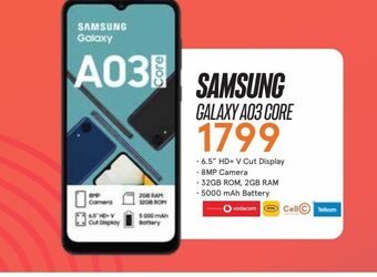 Jet Samsung galaxy a03 core offer