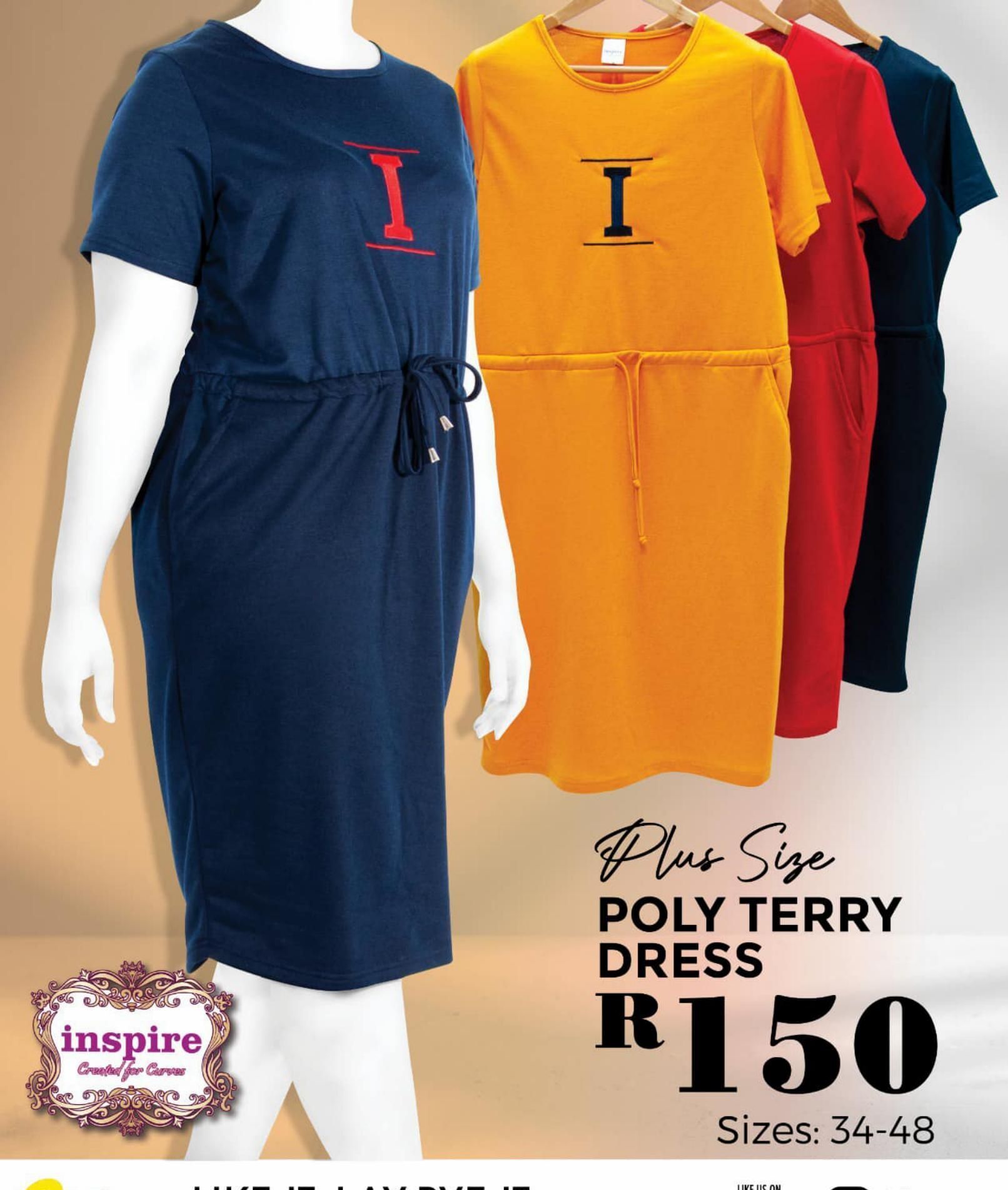 Poly terry dress offer at Fashion World