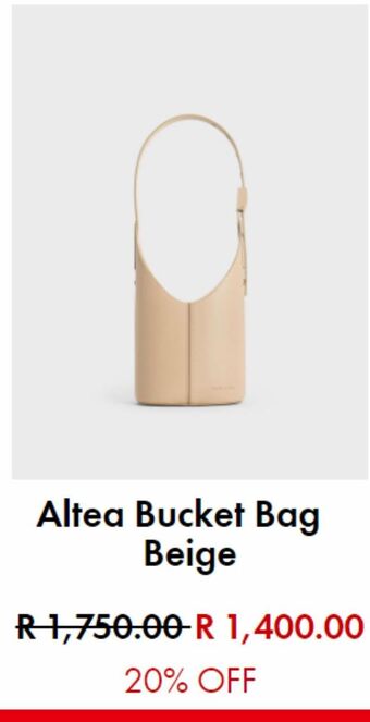 Altea bucket bag beige