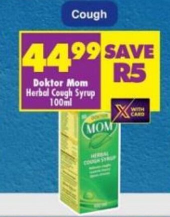 Shoprite Doktor Mom Herbal Cough Syrup 100ml offer