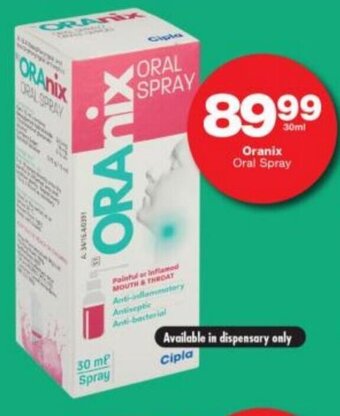 Oranix Oral Spray