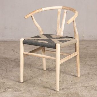 Weylandts Shanghai dining chair teak natural : stone & kelp offer