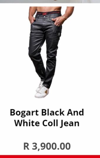 Bogart black and white coll jean