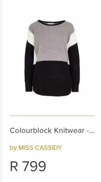 Queenspark Colourblock knitwear offer