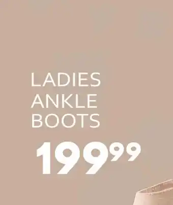 Choice Clothing Ladies ankle boots offer