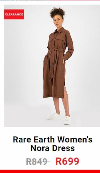 Cape Union Mart Rare earth women's nora dress offer