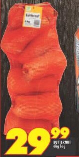 Shoprite BUTTERNUT 6kg bag offer