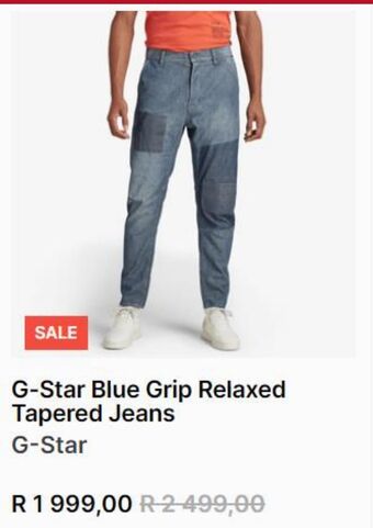 Markham G-star blue grip relaxed tapered jeans offer