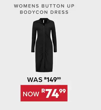 Exact Womens button up bodycon dress offer