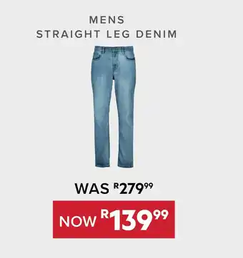 Exact Mens straight leg denim offer