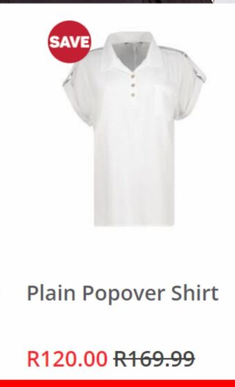 Plain popover shirt
