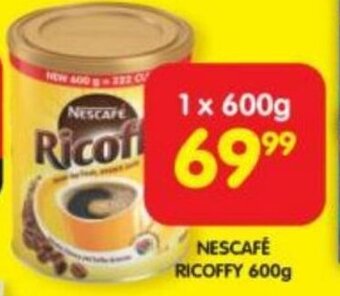Shoprite NESCAFÉ RICOFFY 600g offer