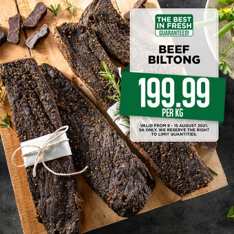 Food Lover's Market Beef Biltong offer
