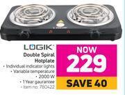 Game Logik double spiral hotplate offer