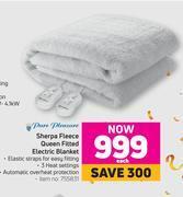 Pure pleasure sherpa fleece queen fitted electric blanket offer at Game