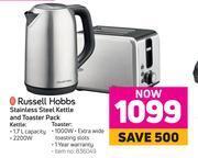 Game Russell hobbs stainless steel kettle & toaster pack offer