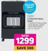Game Cadac 3 panel roll about heater offer