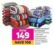 Game 3 piece comforter set assorted-per set offer