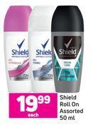 Game Shield roll on assorted-50ml each offer
