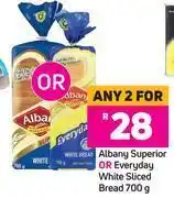 Game Albany superior or everyday white sliced bread-for 2 x 700g offer