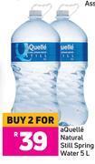 Game Aquelle natural still spring water-for 2 x 5l offer