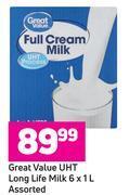 Game Great value uht long life milk assorted-6 x 1l offer
