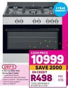Game Defy 5-burner new york series gas cooker offer