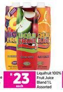 Game Liqui fruit 100% fruit juice blend assorted-1l each offer