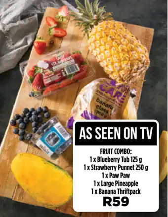 Food Lover's Market Fruit Combo (Blueberry, Strawberry, Paw Paw, Pineapple, Banana) offer