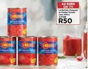 Food Lover's Market La belinda chopped or peeled tomato cans - 4 for x 400g offer