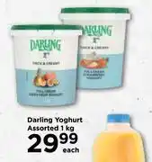 Food Lover's Market Darling yoghurt assorted-1kg each offer