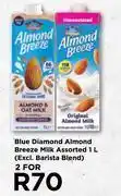 Food Lover's Market Blue diamond almond breeze milk assorted-for 2 x 1l offer