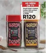 Food Lover's Market Food lover's instant coffee-for 2 x 200g offer