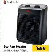 Builders Warehouse Russell hobbs eco fan heater black rhfh914 offer