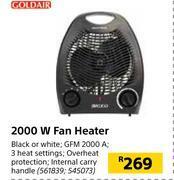 Builders Warehouse Goldair 2000w fan heater offer