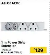 Builders Warehouse Allocacoc 1m power strip extension offer