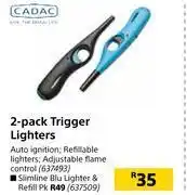 Builders Warehouse Cadac 2 pack trigger lighters offer